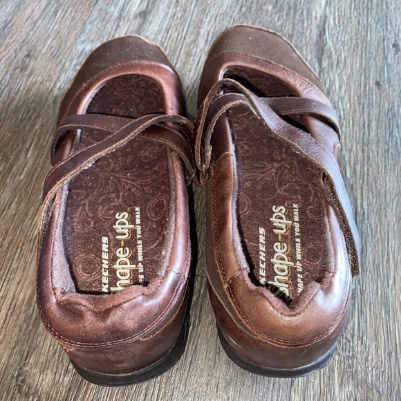 Skechers shape ups brown size 7 ladies - Picture 1 of 7